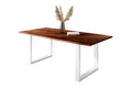 #nussbaumfarben #240x100 #u-gestellweiß