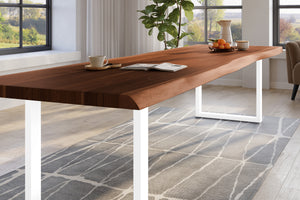 #nussbaumfarben #320x120 #u-gestellweiß