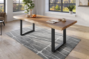 #naturfarben #200x110 #u-gestellschwarz