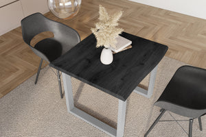 #holzgrau-optik #80x80 #u-gestellsilber