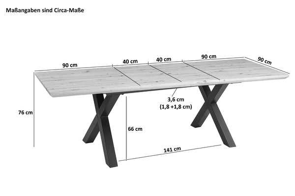 #180x90 #x-gestellschwarz