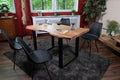 #naturfarben #200x100 #u-gestellschwarz