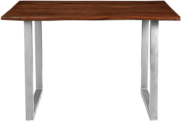 #nussbaumfarben #100x70 #u-gestellsilber