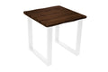 #nussbaumfarben #80x80 #u-gestellweiß