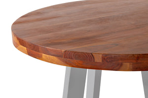 #nussbaumfarben #80x80 #vierfuß-gestellsilber