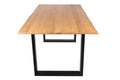 #naturfarben #220x100 #u-gestellschwarz