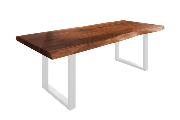 #nussbaumfarben #240x120 #u-gestellweiß