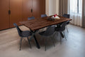 #nussbaumfarben #180x90 #x-gestellschwarz