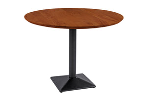 #akazienussbaumfarben #100x100 #säulen-gestelleckigschwarz