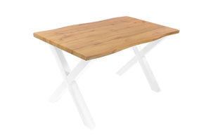 #wildeichenfarben #140x80 #x-gestellweiß