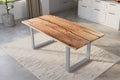 #naturfarben #240x100 #u-gestellsilber