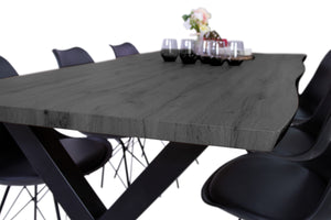 #graufarben #200x100 #x-gestellschwarz