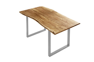 #naturfarben #140x75 #u-gestellsilber