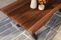 #nussbaumfarben #220x110 #x-gestellschwarz