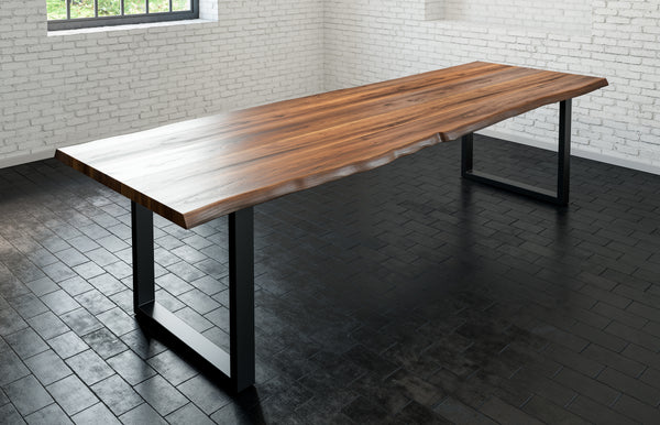 #nussbaumfarben #280x100 #u-gestellschwarz