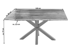 #naturfarben #120x80 #spider-gestellsilber