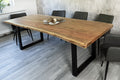 #akazienaturfarben #240x100 #u-gestellschwarz