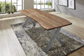 #naturfarben #220x100 #x-gestellsilber