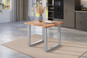 #naturfarben #80x80 #u-gestellsilber