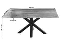#naturfarben #200x100 #spider-gestellschwarz