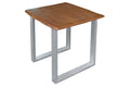 #nussbaumfarben #80x80 #u-gestellsilber