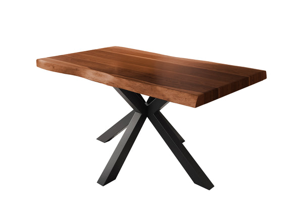 #akazienussbaumfarben #140x80 #spider-gestellschwarz