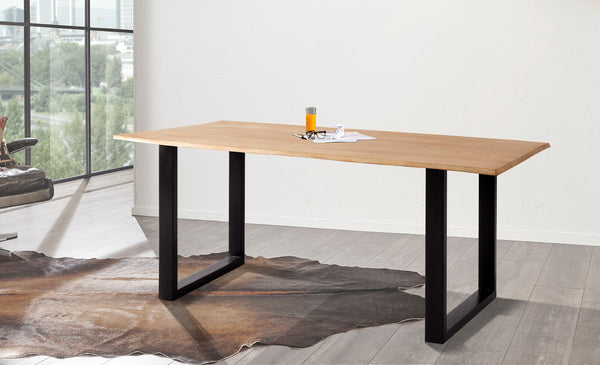 #naturfarben #180x90 #u-gestellschwarz