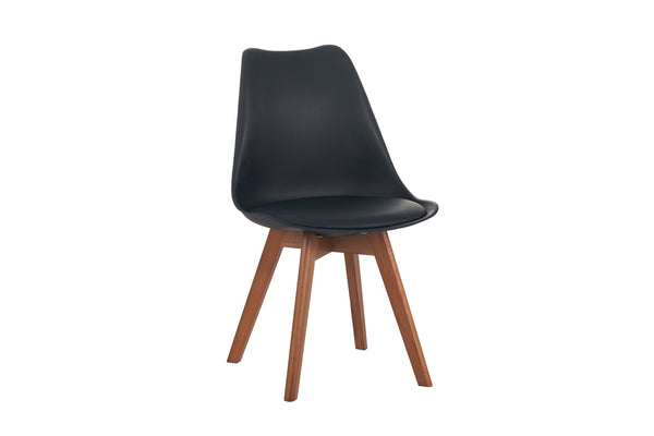 #nussbaumfarben #80x80 #schalenstuhlschwarz