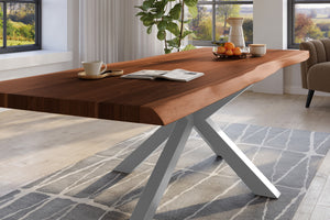 #nussbaumfarben #260x110 #spider-gestellsilber
