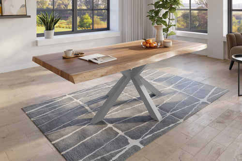 #naturfarben #200x110 #spider-gestellsilber