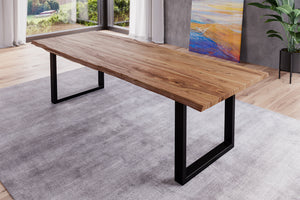#sheeshamnaturfarben #260x100 #u-gestellschwarz