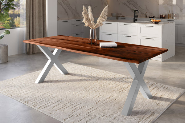 #nussbaumfarben #260x100 #x-gestellschwarz