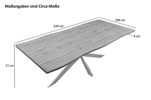 #nussbaumfarben #200x100 #spider-gestellschwarz