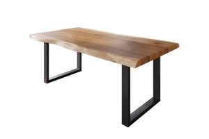 #akazienaturfarben #180x90 #u-gestellschwarz