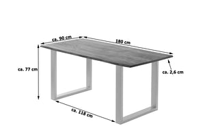#stonefarben #180x90 #u-gestellsilber