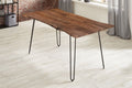 #nussbaumfarben #140x80 #hairpin-gestellschwarz