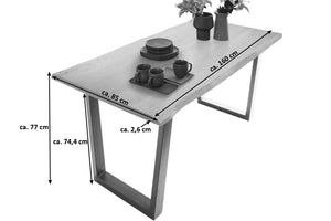#grau-sandgestrahlt #160x85 #v-gestellsilber