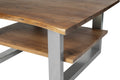 #akazienussbaumfarben #115x65 #u-gestellsilber