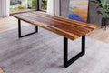 #sheeshamnaturfarbenlackiert #220x100 #u-gestellschwarz