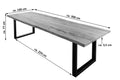 #sheeshamnaturfarben #300x100 #u-gestellschwarz