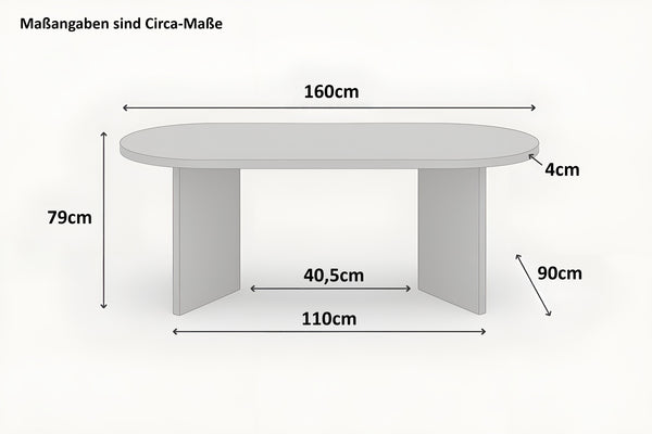 #holzwildeichen-optik #160x90