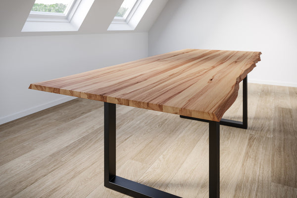 #wildbuchenaturfarben #160x85 #u-gestellschwarz