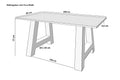 #nussbaumfarben #160x85 #a-gestellschwarz