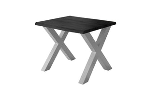 #holzgrau-optik #80x80 #x-gestellsilber