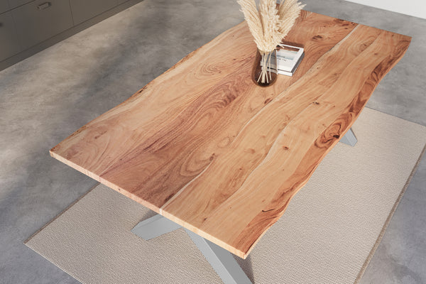 #naturfarben #180x90 #x-gestellsilber