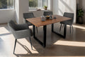 #nussbaumfarben #160x85 #u-gestellschwarz