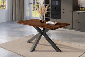 #nussbaumfarben #160x85 #u-gestellschwarz