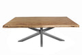 #akazienaturfarben #240x100 #spider-gestellsilber