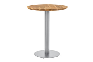 #akazienaturfarben #60x60 #säulen-gestellrundsilber