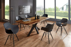 #nussbaumfarben #180x90 #spider-gestellschwarz